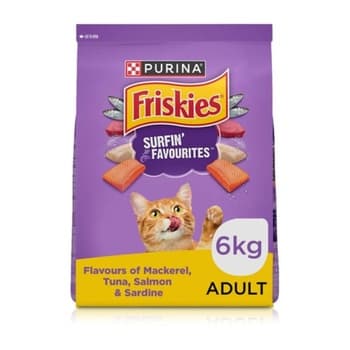 Friskies Surfin Favourites Dry Cat Food 6kg