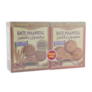 الكرامة معمول تمر + معمول قمح 2 x 16 x 30g