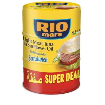 Rio Mare Light Meat Tuna In Sunflower Oil 160g Pack Of 3