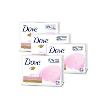 Dove Beauty Cream Bar Pink 125g Pack of 4