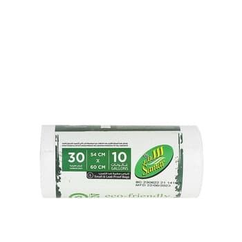 Samar Garbage Bag Roll 10 Gallons 54X60Cm White 30'S