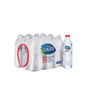 Oasis Zero Sodium Free Mineral Water 12X500ml