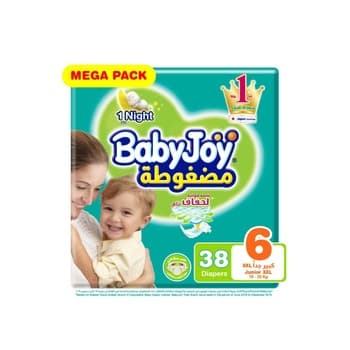 Baby Joy Giant Pack Diaper Junior XXL Size 6 16-25 kg  38 Pieces