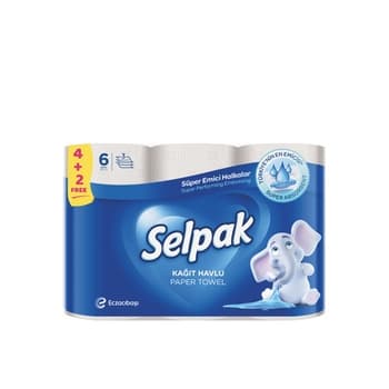Selpak Comfort Kitchen Paper Towel Pack Of 6 Rolls