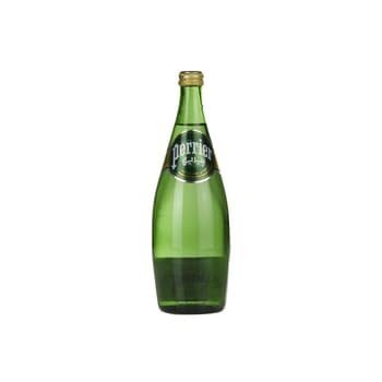 Perrier Natural Sparkling Mineral Water Glass Bottle 750 ml