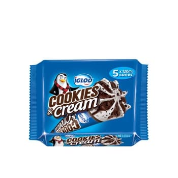 Igloo Cookies & Cream Cone 120ml