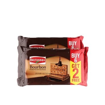 Britannia Bourbon 8X100g