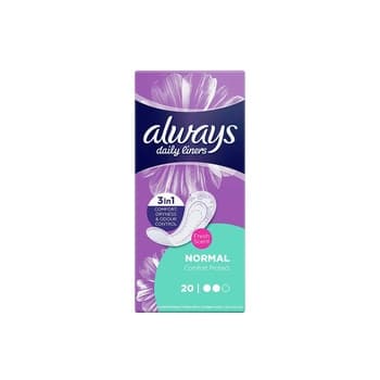 Always Daily Liners Comfort Protect With Fresh Scent Normal 20 Count