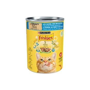 Friskies Cat Cig Salmon & Tuna & Veg 400g