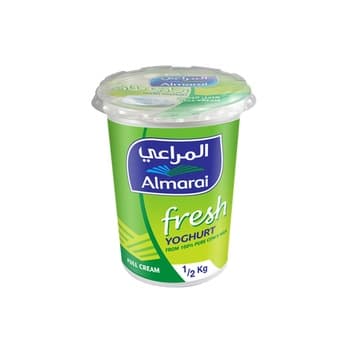 المراعي زبادي كامل الدسم قشدة 500g