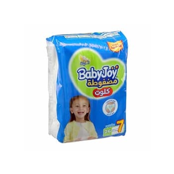 Babyjoy Culotte Size 7 XXXL 18-25 Kg Jumbo Pack 26 Diaper Pants