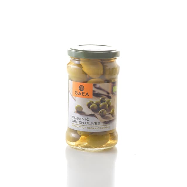 Gaea Olympian Organic Green Olives 300 g