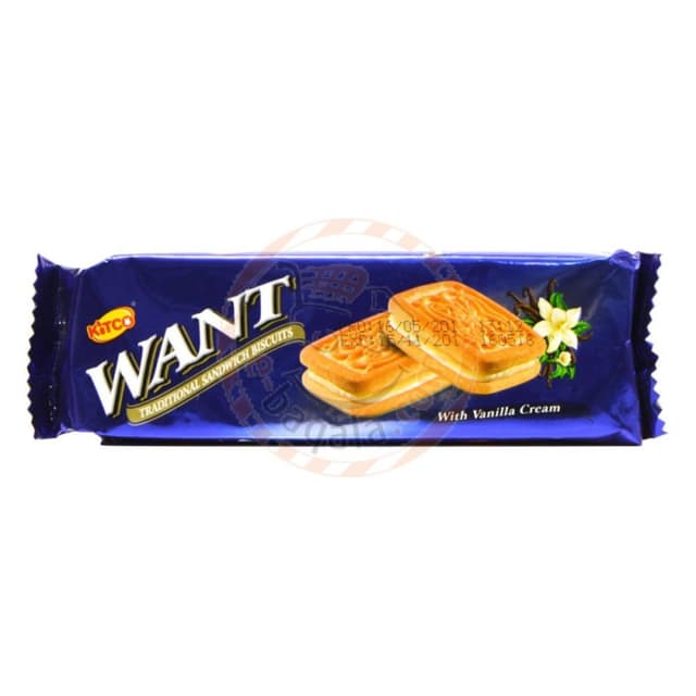 Kitco Want Biscuits With Vanilla 90 g