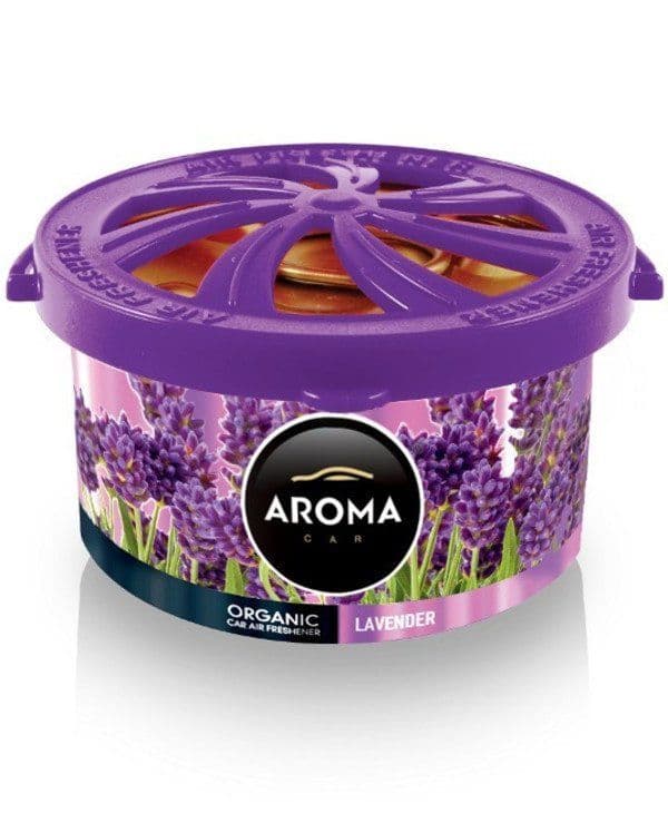 Aroma Car Freshener Organic Can - Lavender
