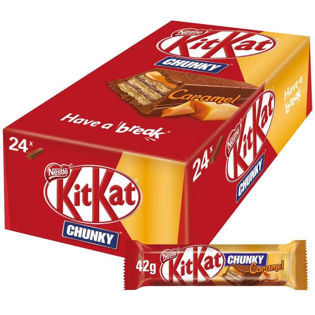 Kitkat Chunky Caramel Chocolate 42 g x 24 Pcs