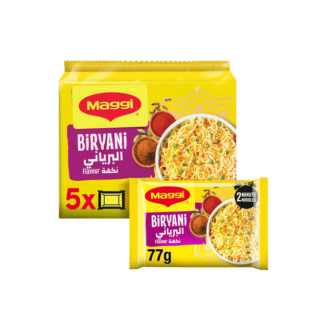 -27%Best SellerNestle Maggi 2 Minn Biryani Masala 5 x 77 g