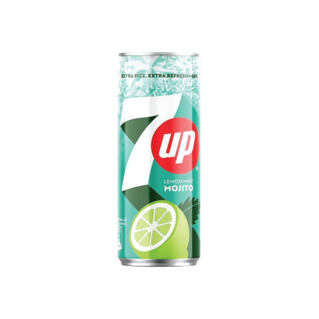 7UP Mojito Lemon Mint Zero Sugar Can 250 ml