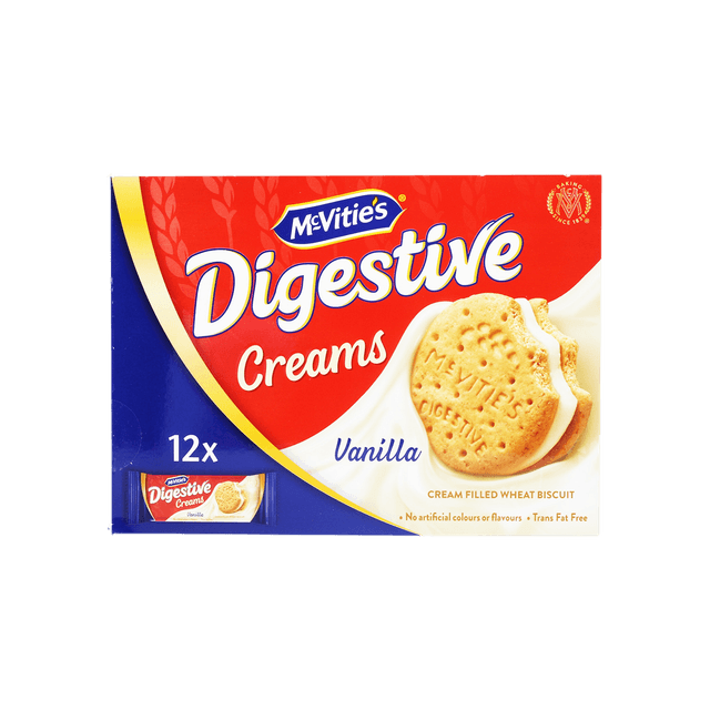 Mcvities Digestive Cream Vanilla 12 x 40 g