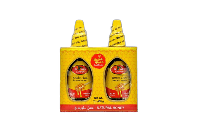 عسل حديقة الزهور الطبيعي 2 x 400 جم