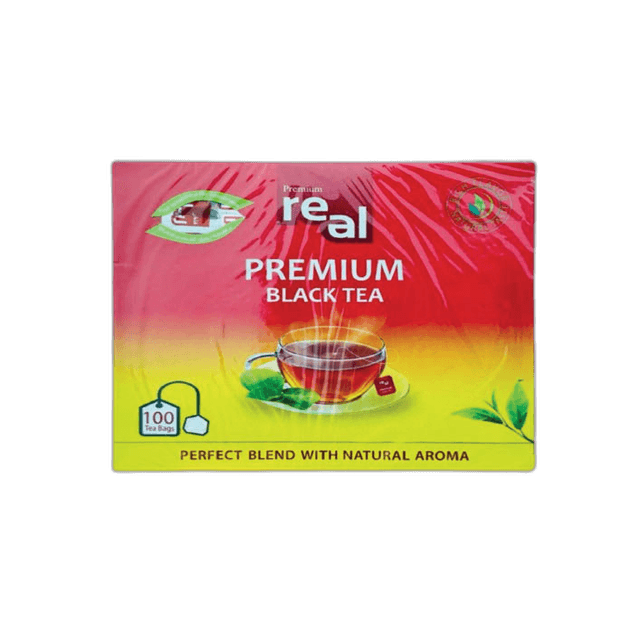 Real Black Tea Bags 100 pcs