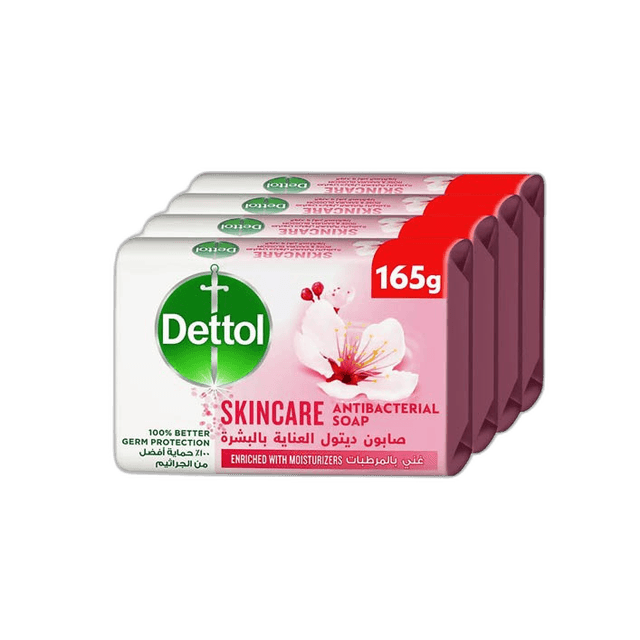 -16%Best SellerDettol Skin Care Pink Soap 4 x 165 g