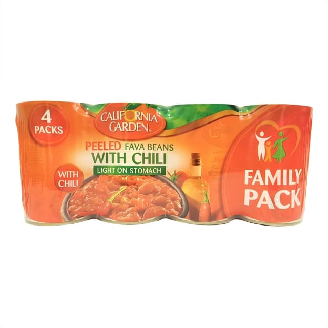 California Garden Foul with Chilli 4 x 450 g