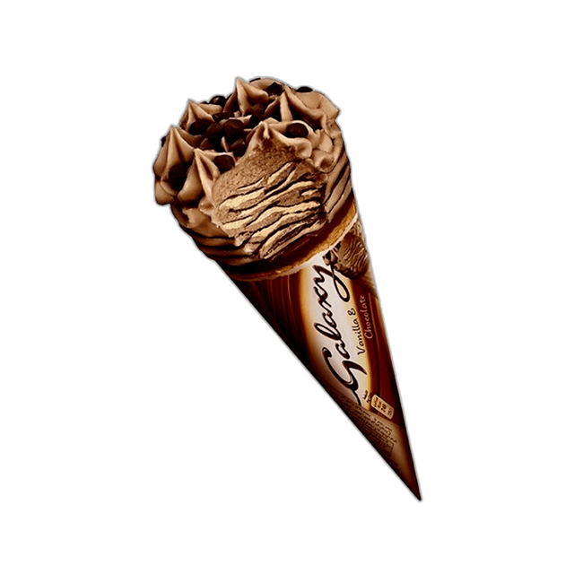 Galaxy Cone Vanilla and Chocolate Ice Cream 110 ml