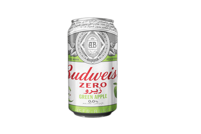 Budweiser Zero Green Apple Beer Can 330 ml