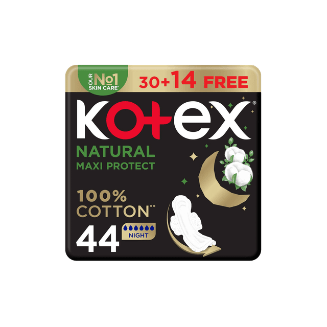 Kotex Maxi Naturl Night 44s