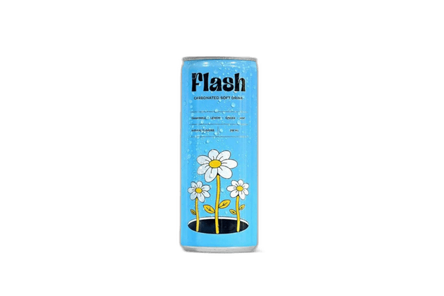 Flash Carbonated Lemon-Ginger-Mint Soft Drink 250 g