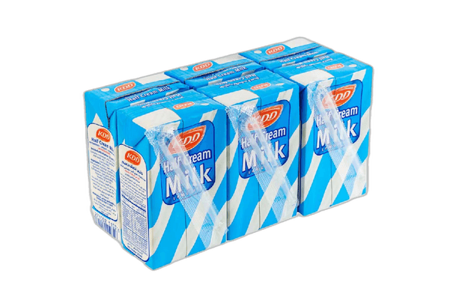 Kdd Half Cream Milk 6 x 250 ml