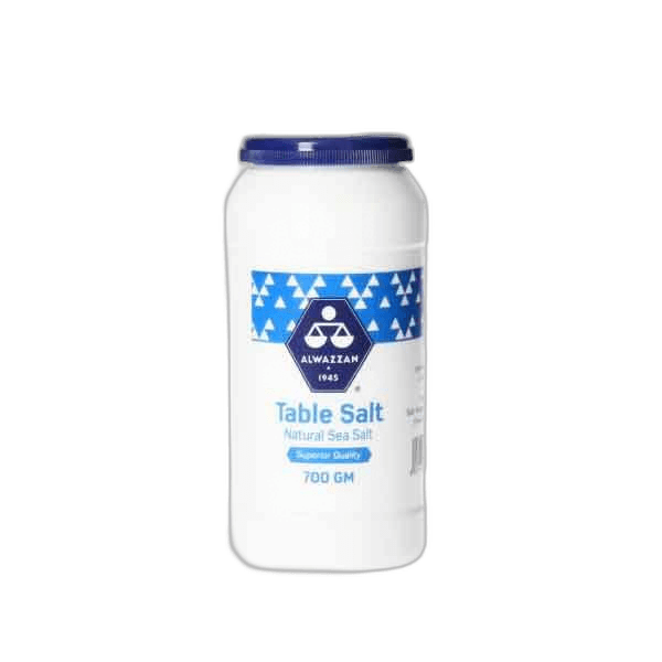 Al Wazzan Salt Plastic Canned 2 x 700 g