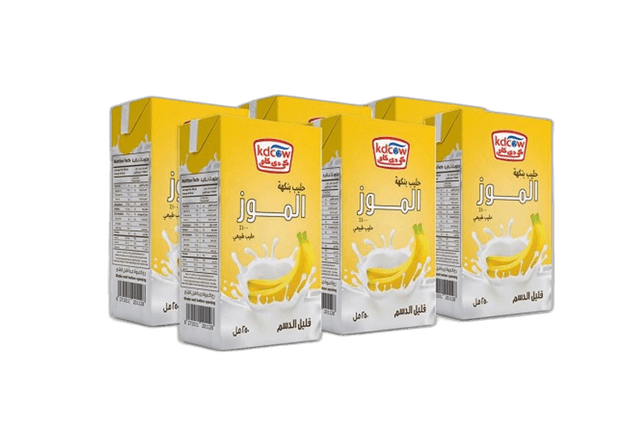 KD Cow Banana Milk 6 x 250 ml