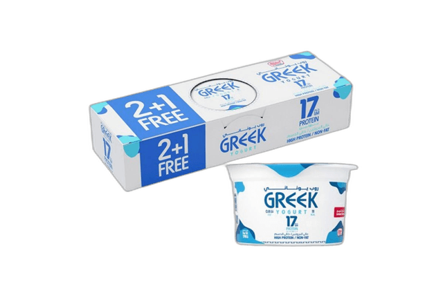 KD Cow Greek Yogurt Non Fat 3 x 170 g