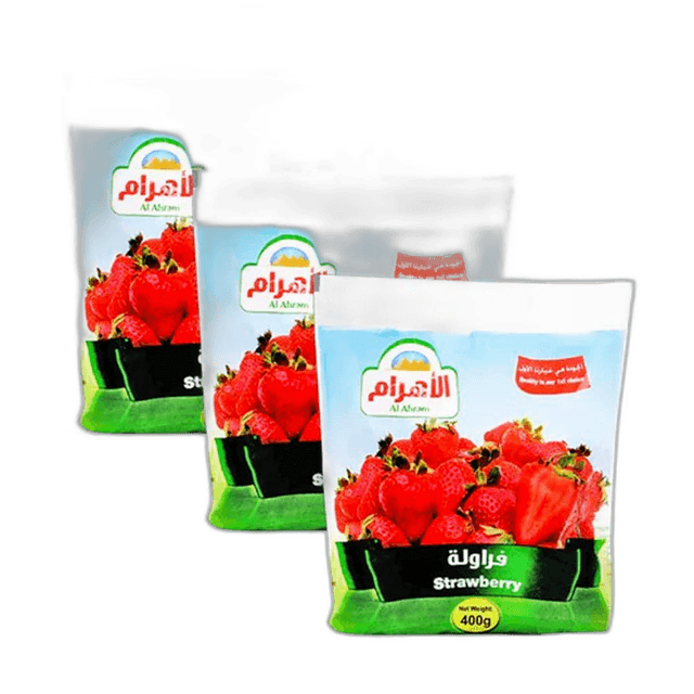 Al Ahram Strawberry 3 x 400 g