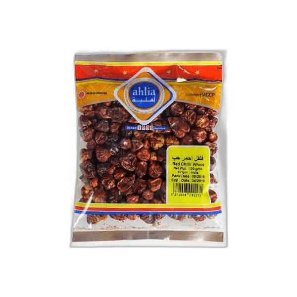 Ahlia Red Chilli Whole Round 90 g