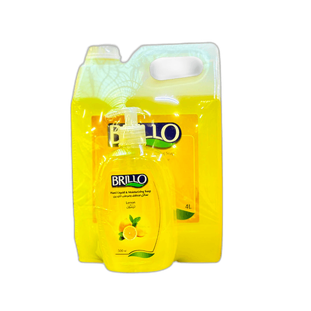 Brillo Liquid Hand Wash 4 L + 500 ml