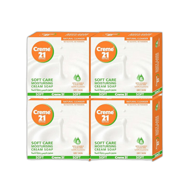 Creme 21 Cremey Soft Care Soap 4 x 125 g
