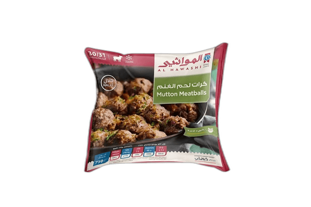 Al Mawashi Mutton Meatballs WT Arabic Spcs 750 g