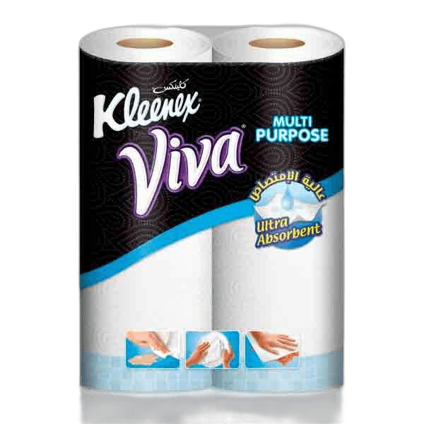 Kleenex Viva Multi-Purp. Rolls 2 Ply 4 x 90 Sheet