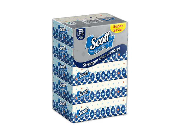 Scott Facial Tissue 5 x 160s 40%