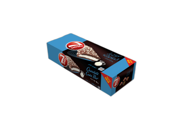 7days Enrobe Cake Bar with Milk Filling 10 x 40 g