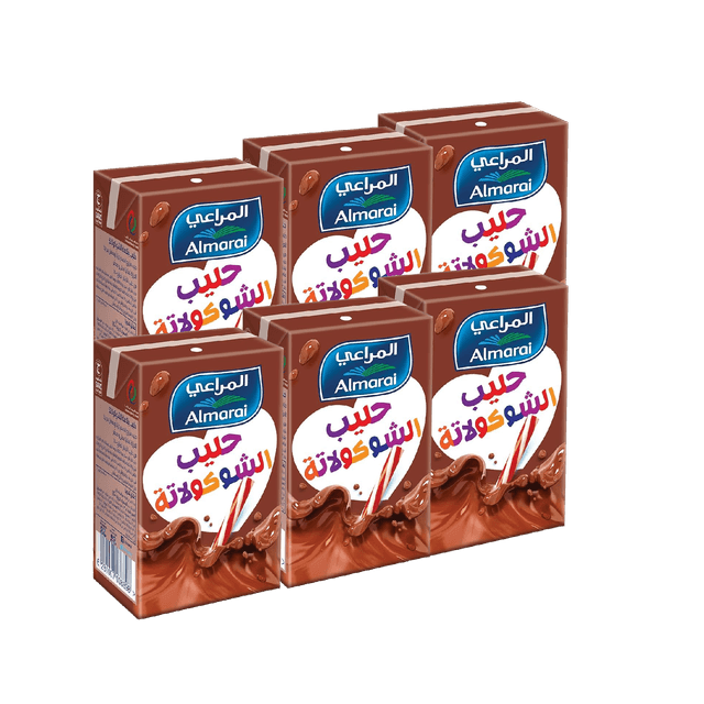 Almarai UHT Milk Chocolate Nijoom 6 x 150 ml