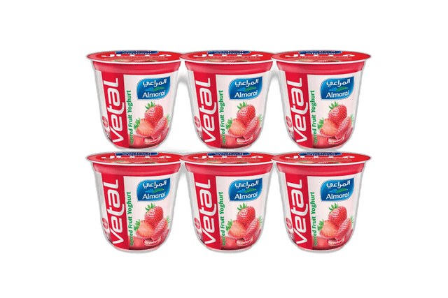 Almarai Vetal Lay. Strawberry Yoghurt 6 x 140 g