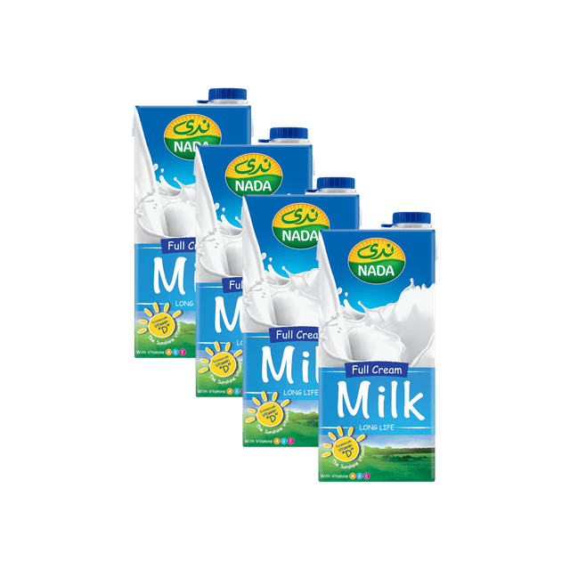 Nada UHT Full Fat Milk 1l*4 Pack
