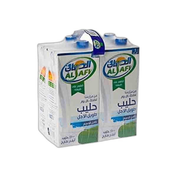 Al Safi UHT Full Fat Milk 4*1l