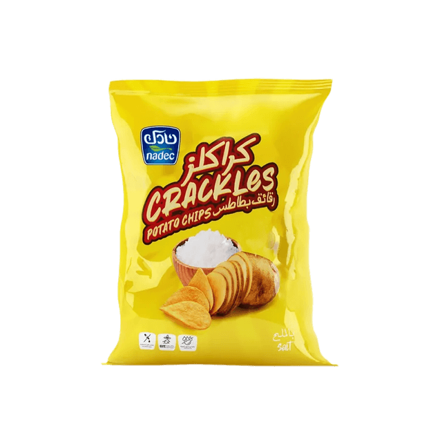 Nadec Crackles Potato Chips Salted 40 g