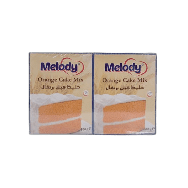 Melody Cake Mix Orange 2 x 500 g