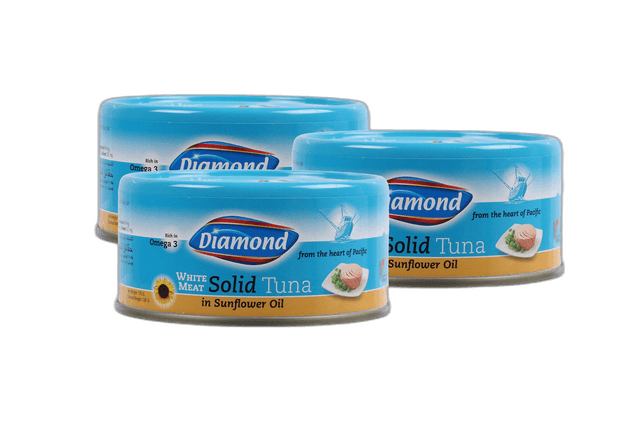 Diamond with M Tuna Flks in Oil 170 g x 3