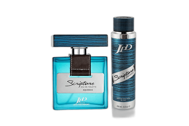 Jpd Edt Scripture Aqueous Men 100 ml + 200 ml Deodorant